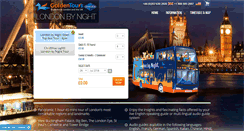 Desktop Screenshot of londonnighttour.com